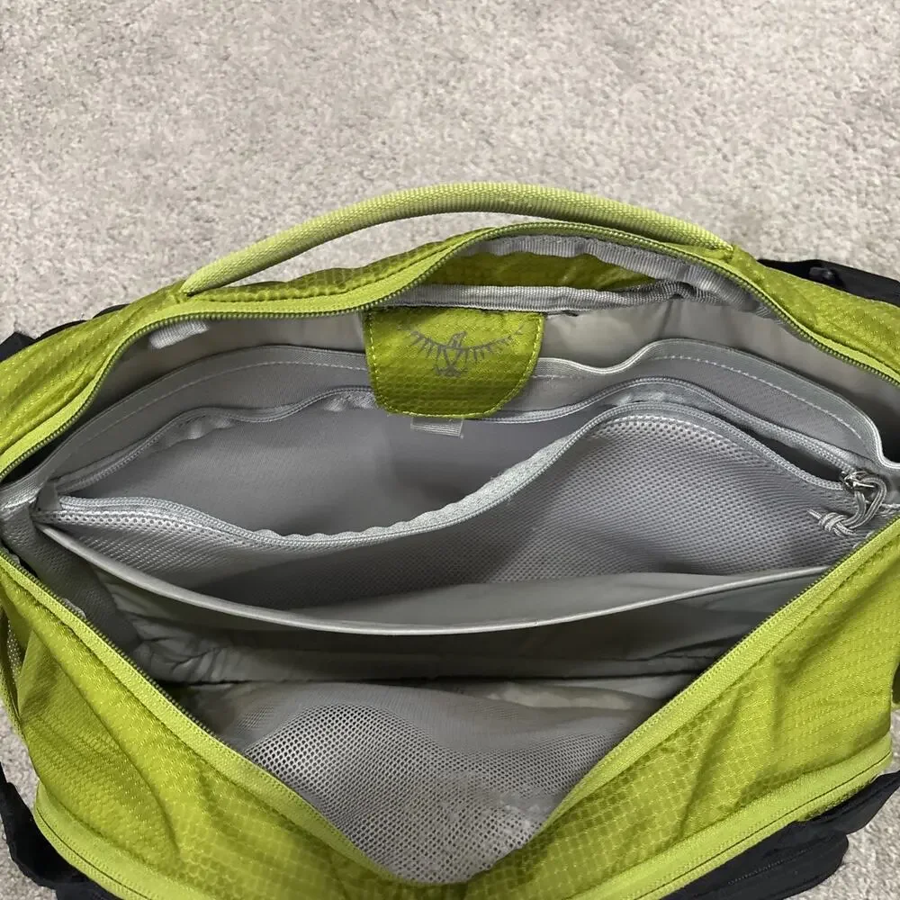 Osprey Ozone Courier Bag Green Laptop Messenger Bag Travel Business Carry-on